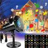Purpledi Proiettore Luci Natale per Esterno, Lampada per Proiettore LED Natale con 12 Motivi di Onde d'acqua, Proiettore 3d per Interni Decorazione Della Casa di Natalenatalizio