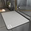 SELIYA Tappetino da bagno in farina fossile sottile, zerbino in gomma, tappeto da bagno lavabile in lavatrice ad asciugatura rapida, tappetini da bagno antiscivolo assorbenti 40 × 60 cm