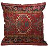 HGOD DESIGNS Federa per cuscino con motivo orientale turco antico rosso per uomo e donna, per soggiorno, camera da letto, divano, sedia, 45 x 45 cm