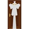 SHATCHI Fiocco Natalizio per Porta, Bianco, 9 m, Gigante, Decorazione per Porta d'ingresso, Decorazione per Natale, Matrimonio, Baby Shower, Decorazione per la casa