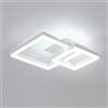 Tealight Plafoniera LED 36W 5000LM, Lampada da Soffitto Quadrata Moderna | Plafoniera Bianco in Acrilico per Camera da Letto Soggiorno Cucina Studio Ufficio, 6500K Luce Bianca Fredda