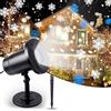 NEMMXUB Proiettore Luci Natale Da Esterno, LED Con Fiocchi Di Neve, Impermeabile IP65, Lampada Di Proiezione Interno per Decorazioni
