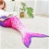 Vautvis Coperta A Coda Di Sirena Indossabile Per Adulti, 160x70cm, Pinna Di Flanella, Sacco A Pelo Per Divano, Letto, Campeggio