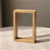 YDHSIKK Cornice, Cornice portafoto in Legno con Vetro flottante, Disponibile in Diverse Misure.(Log Color,A4 [21 * 30cm])