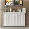 UVCMDUI Bianco Mensola sopra Termosifone, Lega di Alluminio Mensole sopra Radiatore, Mensola sopra Termosifone Senza Foratura, Durevole Protezione da Fumo e Polvere, Diverse Dimensioni,20cm/7.87in