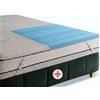Nuvole di Sonno Kaysa Topper Serenity Matrimoniale 165x190 Memory Foam 10cm 7 ZoneDM2781798 | Ortopedico, Materasso Correttore, Elastici Regolabili, Sfoderabile, Made in Italy, Disp.Medico Detraibile n.2781798