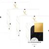 Velora Home&Living VELORA H&L Set da 3 Cornici a Giorno 50 x 50 cm - Cornici Clip con Plexiglass Trasparente e Pannello HDF per Foto, Poster, Diplomi, Certificati, Puzzle e Stampe, Verticale o Orizzontale