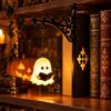 Dongcill Lanterna da scaffale a forma di fantasma,Lanternas per Biblioteca Halloween | Lanterna per libreria,Lanternas da scaffale a forma di fantasma,Fantasmas led da appendere,libri decorativi arredamento