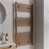 DEGHI Termoarredo scaldasalviette 1200x500 interasse 450 mm bronzo spazzolato - Alpina