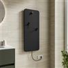 DEGHI Termoarredo elettrico a pannello 1000x420 mm con wi-fi nero opaco - Solena