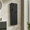 DEGHI Termoarredo elettrico a pannello 1200x420 mm con wi-fi nero opaco - Solena