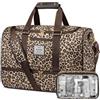LOVEVOOK Borsa da viaggio da donna, Weekender Travel Duffle Carry On Bag con beauty case, scomparto per scarpe e scomparto bagnato, impermeabile, borsa sportiva, palestra, yoga, bagaglio a mano per