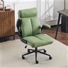 VINGLI Sedia Scrivania Ergonomica Regolabile in Altezza 102-112cm, Poltrona Ufficio con Braccioli Ribaltabili, Poltrona Relax per Soggiorno, Camera da Letto e Studio