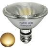 luckmax 12W PAR30 LED lampada riflettore in vetro,Bianco Caldo,impermeabile,per interni ed esterni,non dimmerabile,luce calda 3000K,striscia LED E27,lampadina a proiettore (sostituisce 70W-100W alogena)