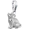 Nenalina charm gatto in argento per donna 713184-000