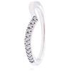 Pandora Timeless - Anello Desiderio Scintillante asimmetrico, in argento sterling, con pietre di zirconia cubica incolori