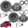 Focal Evotuning - no hertz 4 Casse Anteriori e Posteriori Coassiali 2Vie Focal 165 per Fiat Panda 169