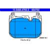 ATE Pastiglie freno 13.0460-4702.2 ATE per MINI BMW