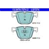 ATE Pastiglie freno 13.0470-7274.2 ATE per BMW 7 5 Gran Turismo