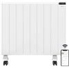 Mellerware Radiatore Elettrico a Basso Consumo 2000W, WiFi, 20m² | Radiatore elettrico WiFi da 2000 W per 20 m², programmabile 7/7, modalità ECO e antigelo, rilevamento finestra aperta.
