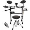 Woodbrass DDX10-MESH Batteria elettronica - Kit completo ideale per principianti bambini e adulti, Pronta all'uso, Accessori inclusi - Pads con pelli mesh realistiche, naturali, silenziose