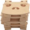 Grendly 10 ponticelli per violino da 1/8 e 1/4 e 1/2 e 3/4 e 4/4 per violino Bridges Parts strumenti a corda