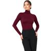 BIRIKKINA Maglia in Modal e Cashmere Manica Lunga Collo Alto - Sottogiacca Donna