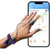 Viatom Pulsossimetro da polso, monitor di saturazione dell'ossigeno di sonno, allarme vibrazione intelligente per russare e apnea notturna, CPAP Machine Aid