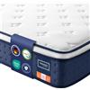 VASAGLE, materasso, 140 x 200 x 25 cm, in gel memory foam, supporto medio, livello di durezza H3