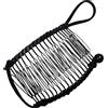 SOYDAN Fermaglio per capelli banana, Grande clip banana elasticizzata, Fermaglio banana vintage, Clip banana per coda di cavallo, Pettini in metallo, Clip per capelli antiscivolo, Fermaglio per