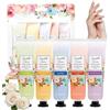 GoZhiCore Set Crema Mani Donna, 5 x 30ml Crema Mani Mini con Profumi Floreali e Fragranze Naturali di Piante, Set Regalo Cremas Manis per Donna, Regalo Natale, Festa della Mamma