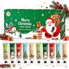 GoZhiCore Set Regalo di Crema per Le Mani, 10 Pezzi Crema Mani Natale con 5 Profumi per Donna, Mamma, Amica, Moglie, Collega, Set Cremas Manis