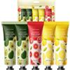 GoZhiCore Set Crema Mani Donna, 5 x 30ml Mini Crema per le Mani con Profumo Frutta Naturale, Cremas Manis Idratante per Manis Secche, Regalo Natale Compleanno