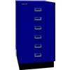 BISLEY MultiDrawer, Serie 29 con Base, DIN A3, 6 cassetti, Metallo, 639 Blu Oxford, 43.2 x 34.9 x 67 cm