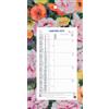 Exacompta - 33115E - Calendario mensile Fiori - 19 cm x 41 cm - gennaio - dicembre 2025 - Visuale casuale