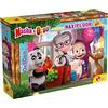 Liscianigiochi- Orso Masha Puzzle Maxifloor 60, 92970