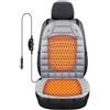 GENERIC Cuscino per Auto‌ è Il Regalo Più Caldo per Gli Automobilisti in Inverno,GraySingle-SeatC