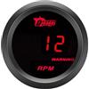 ETOPARS Auto Tachimetro Manometro 2 Pollici 52mm Tachimetro Misuratore | Universale Digitale Tacho Indicatore Calibro Rosso Luce RPM velocità Strumenti Lente Tinta Fumo