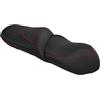 Moto Discovery Coprisella compatibile con Piaggio Beverly 250 2004-2008 nero con cuciture rosse