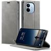 owlhold Cover per Xiaomi Redmi Note 17 Pro 5G Premium Pelle PU Portafoglio Flip Libro [Antiurto] [Blocco RFID] [Cavalletto] [Carta Fessura] Custodia per Xiaomi Redmi Note 17 Pro 5G - Grigio