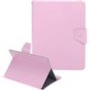 QUARKZMAN Custodia Universale per Tablet da 8 Pollici Custodia Rosa | Protettiva Folio, in Pelle Pu, per Tablet Touchscreen da 8,0-8,7 Pollici