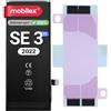 MOBILEX® Batteria per iPhone SE (3ª Gen, 2022) | Senza Messaggio | Chip TI | 2220mAh | Batteria Interna | Adesivo Preinstallato | Alta Capacità