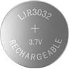 Girafus LIR3032 Batteria Ricaricabile 3,7V 180mAh Pila a Bottone Li-Ion | Pila a bottone ricaricabile LIR3032, 3,7V, 180 mAh - per orologi sportivi, fitness tracker e mini elettronica