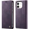 owlhold Cover per Xiaomi Redmi Note 17 Pro Max 5G Premium Pelle PU Portafoglio Flip Libro [Antiurto] [Blocco RFID] [Cavalletto] [Carta Fessura] Custodia per Xiaomi Redmi Note 17 Pro Max 5G - Viola