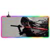 ELLENNE MOUSEPAD XXL RGB LED TAPPETINO GAMING 900X400MM 14 EFFETTI RGB C14 | TAPPETINO RGB XXL - MOUSE PAD DA GAMING 900x400mm con 14 EFFETTI LUCE e 7 COLORI, BASE ANTISCIVOLO, MODERNO, FUTURISTICO