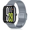 KoGiio Cinturino per Xiaomi Redmi Watch 6 Active/6 Lite/6/Smart Band 10 Pro | per Xiaomi Redmi Watch 6/5/4/per Xiaomi Mi Band 10 Pro /9 Pro/8 Pro, Chiusura Rete Metallo Regolabile Acciaio Inossidabile
