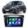 VIBEX Stereo radio Android per Fiat Lancia Ypsilon 2012‑2020, Schermo touch 9 pollici CarPlay wireless Android Auto, Navigazione GPS, RDS SWC 4GB+32GB con telecamera retromarcia