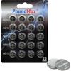 PoundMax LR1130 - Batterie alcaline a bottone, 1,5 V, confezione da 20