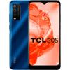 TCL 205 - Smartphone 4G Dual Sim, Display 6.22 HD+, 32 GB, 2GB RAM, Dual Camera, Android 11, Batteria 4000 mAh, Atlantic Blue