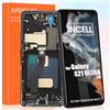 ARSSLY LCD Display per Samsung S21 Ultra 5G TFT, LCD Schermo per Galaxy S21 Ultra 5G G998B G998U G998W Touch Screen Digitizer Assembly con Riparazione Kit, Nero con Cornice, Non Supporta Impronte Digitali